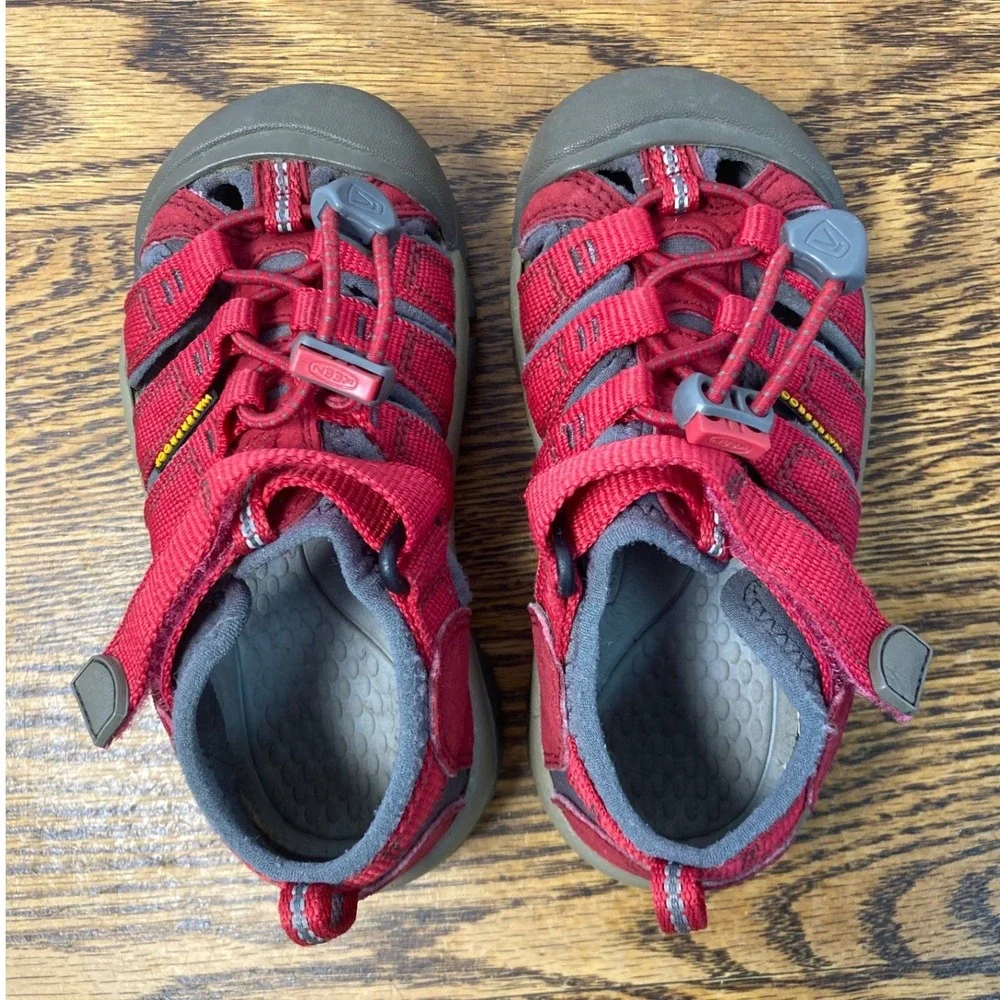 Keen Newport H2 Red Waterproof Sport Sandals Toddler Boys Girls Size 10 1009949